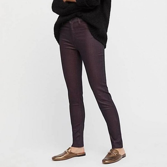 Free People Skinny High Waist Jeans Size 27 - Picture 2 of 7